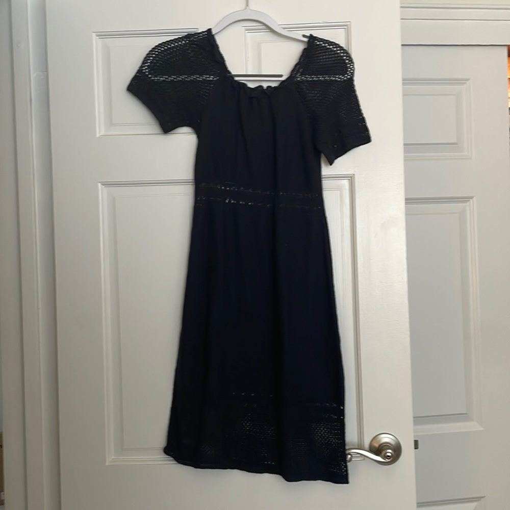 Sunny blue knit dress